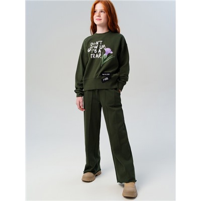 Брюки трикотажные для девочек