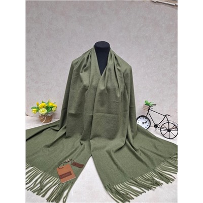 Тёплый палантин, цвет зеленый