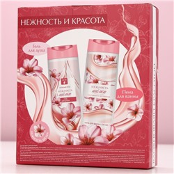 Подарочный набор косметики «Нежность и красота», гель для душа и пена для ванны, 2×250 мл, Чистое счастье
