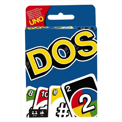 Uno Карточная игра DOS MATTEL, 267804