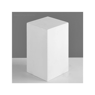 Геометрическая фигура «‎ПРИЗМА четырёхгранная», 20 см, гипсовая