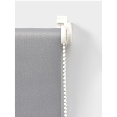 Штора рулонная 50×160 см «Блэкаут», по полотну 47×160 см, серая