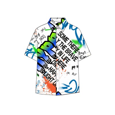 Сорочка текстильная для мальчиков