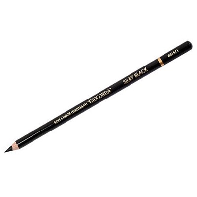 Карандаш художественный "Gioconda Silky" черный матовый 8815 B 8815001001KS Koh-I-Noor