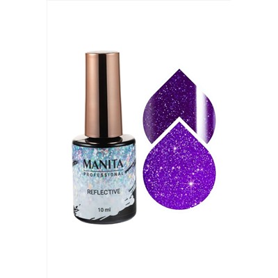 Manita Professional Гель-лак для ногтей светоотражающий / Reflective №11, 10 мл KRISTALLER, 1109875