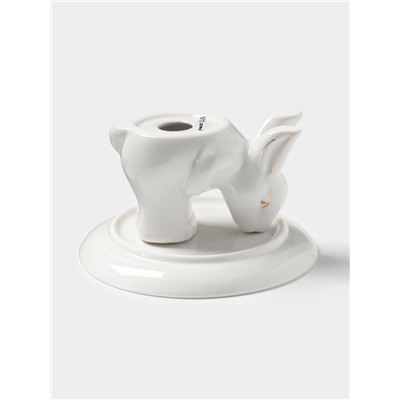 Блюдо для десертов Доляна «Зайка в золотом», 16×9.5 см