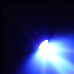 Лампа для маникюра LUF-08, UV/LED, 1 диод, 3 Вт, от батареек, белая