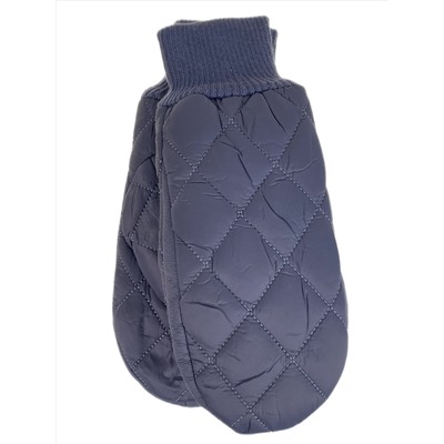 Зимние женские варежки с подкладом из искусственного меха, цвет серый