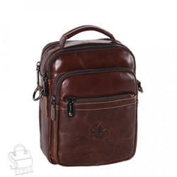 Сумка мужская кожаная 99775Z brown Zinimsk
