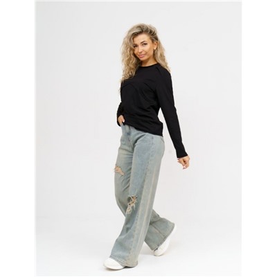 Лонгслив Лонг-01 (Черный)