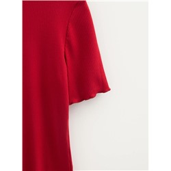 Джемперы CONTE LD 1166 Топ в рубчик из премиальной вискозы