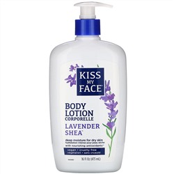 Kiss My Face, Body Lotion, Lavender Shea, 16 fl oz (473 ml)