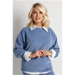 Блузка женская  4465В/08/Джинсовый