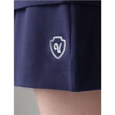 Короткие шорты с поясом на резинке из эластичного хлопка