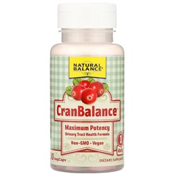 Natural Balance, CranBalance, Urinary Tract Health Formula, 30 VegCaps