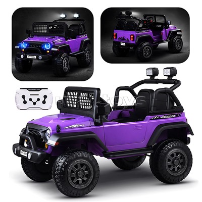 Электромобиль детский "Городской внедорожник" (цвет фиолетовый)