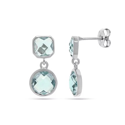 Серьги из серебра топаз, Авеню