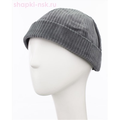 Докер вельвет на тр.подкл. Шапка (56-58)