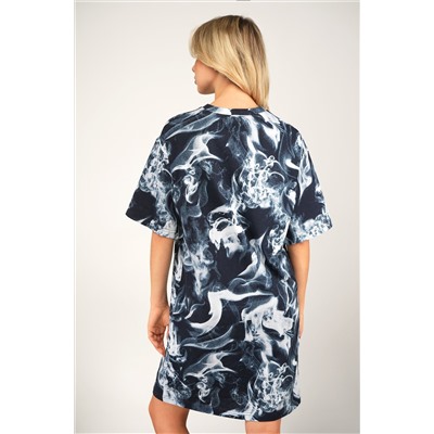 Женское платье-футболка оверсайз Happyfox