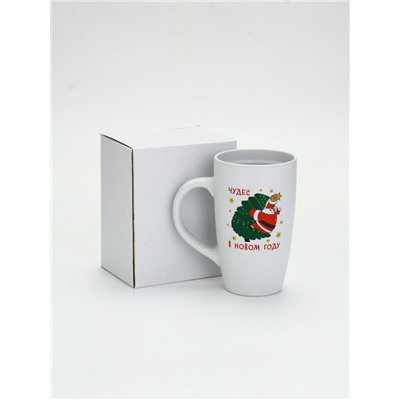 Кружка новогодняя «Чудес в новом году», матовая, 530 мл