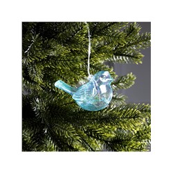 Ёлочная игрушка светодиодная «Снегирь», 10×17 см, 5 LED, от батареек ААх2, свечение тёплое белое