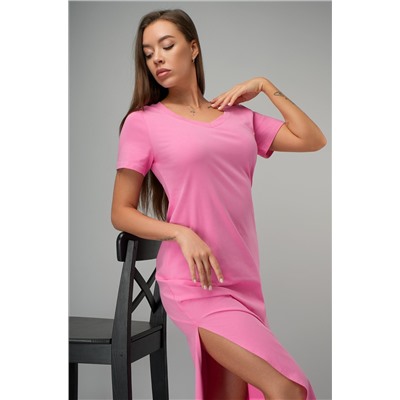 Однотонное женское платье-футболка Happyfox
