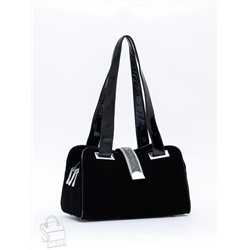 Сумка женская кожаная 91153MSS black  Velina Fabbiano-Safenta