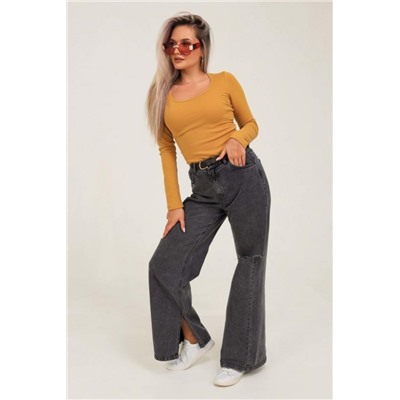 Лонгслив 50546 (Горчичный)