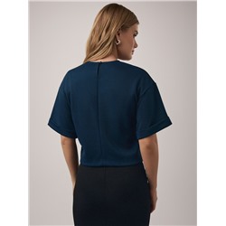 Футболки CONTE LD 2804 Укороченная футболка из костюмного полотна