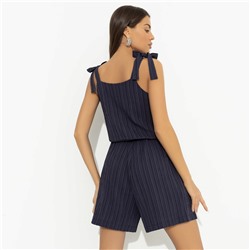 Комбинезон из фактурной ткани с карманами, А так интересней (blue)