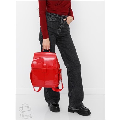 Рюкзак женский кожаный 18337-8 red Polina&Eiterou  в Новосибирске