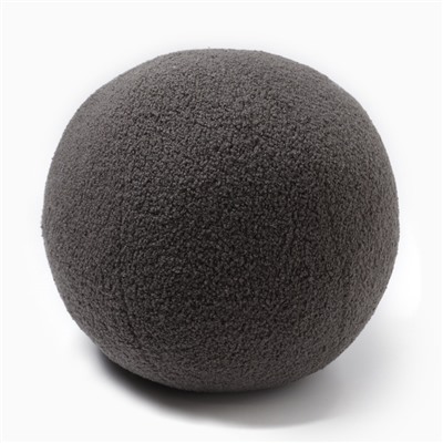 Подушка декоративная «Этель. Шар», d=30 см, тёмно-серая
