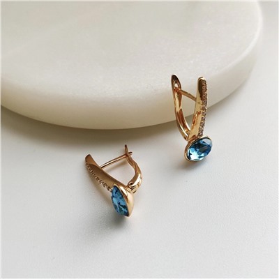 Серьги с кристаллами Swarovski