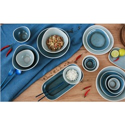 Десертная тарелка Magistro Ocean, d=17 см, фарфор, синяя