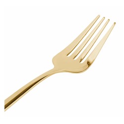 Набор столовых приборов на 6 персон, нержавеющая сталь, цвет золото