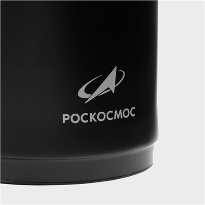 УЦЕНКА Термос с рисунком «Сила духа», 500 мл, чёрный