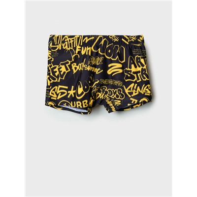 Плавки-шорты трикотажные для мальчиков, средней длины