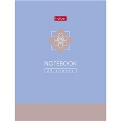 Записная книжка А6  24л клетка "Сила в деталях" мат.лам (091595) Хатбер