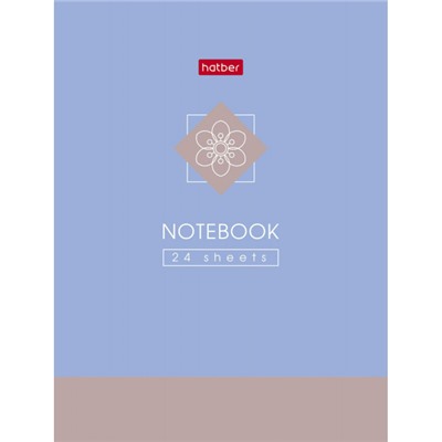 Записная книжка А6  24л клетка "Сила в деталях" мат.лам (091595) Хатбер