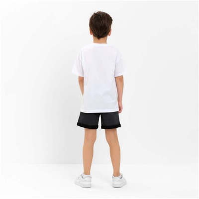 Шорты детские KAFTAN Basic line, размер 32 (110-116 см), серые