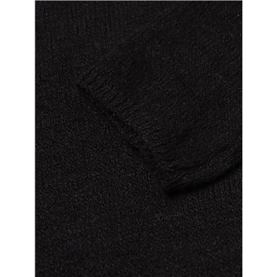 Джемпер женский MINAKU: Knitwear collection, чёрный, размер 48