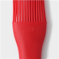 Кисть Доляна «Редмонд», силикон, 26 см, красная