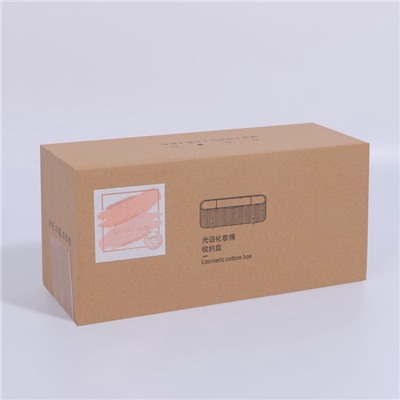 Органайзер для хранения, с крышкой, 3 секции, 21×8×9 см, цвет белый, розовое-золото