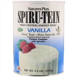 Nature's Plus, Spiru-Tein, High Protein Energy Meal, Vanilla, 2.4 lbs (1088 g)