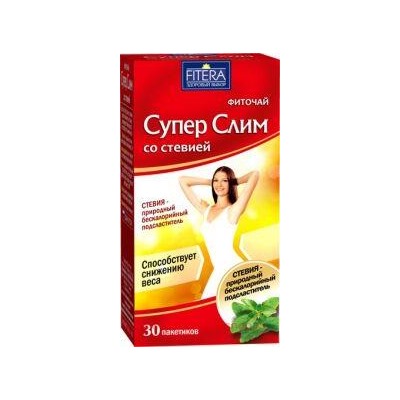 Супер Слим со стевией фиточай 2г №30ф/п (БАД)