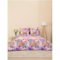 Пододеяльник бязь люкс на молнии - Фиалки