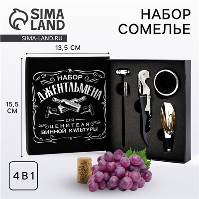 Подарочный набор для вина: 4 предмета