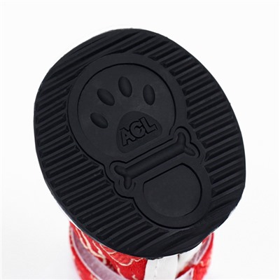 Ботинки «Забава», набор 4 шт., 1 размер, красные