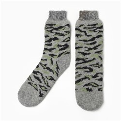 Носки мужские шерстяные «Камуфляж», МИКС, размер 25