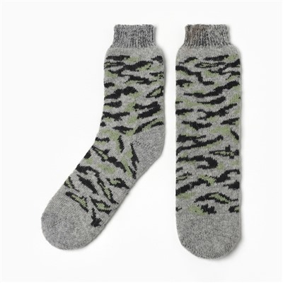 Носки мужские шерстяные «Камуфляж», МИКС, размер 25